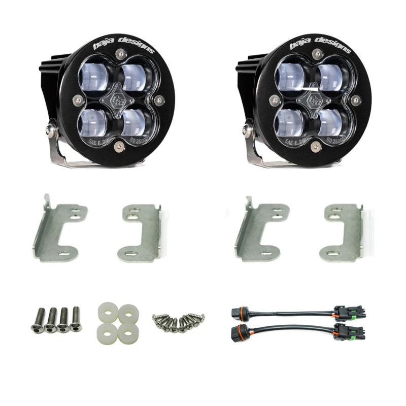 Baja Designs Jeep JL/JT Squadron-R SAE Fog Pocket Light Kit- Clear