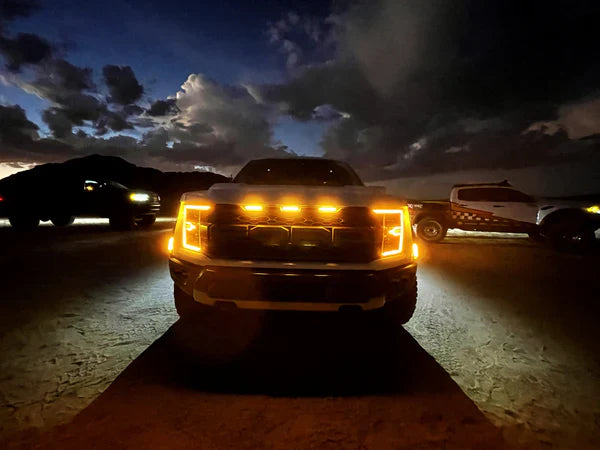 AlphaRex 21-23 Ford F150 / 21-23 Ford F150 Raptor NOVA-Series LED Projector Headlights Black