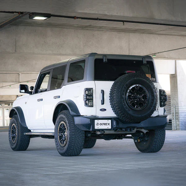 AlphaRex 21-25 Ford Bronco NOVA-Series Prismatic LED Tail Lights Black