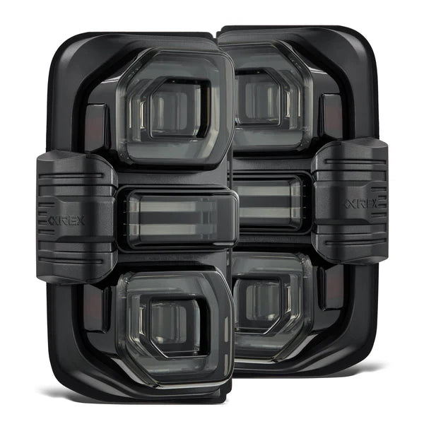 AlphaRex 21-24 Ford Bronco NOVA-Series Prismatic LED Tail Lights Alpha-Black