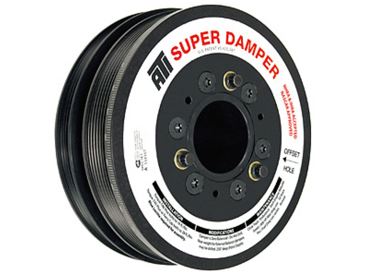 ATI Performance Products Damper - 7.5 - Al Lw - Ls1 F-body 6 Grv 3rg - No Ac Pulley