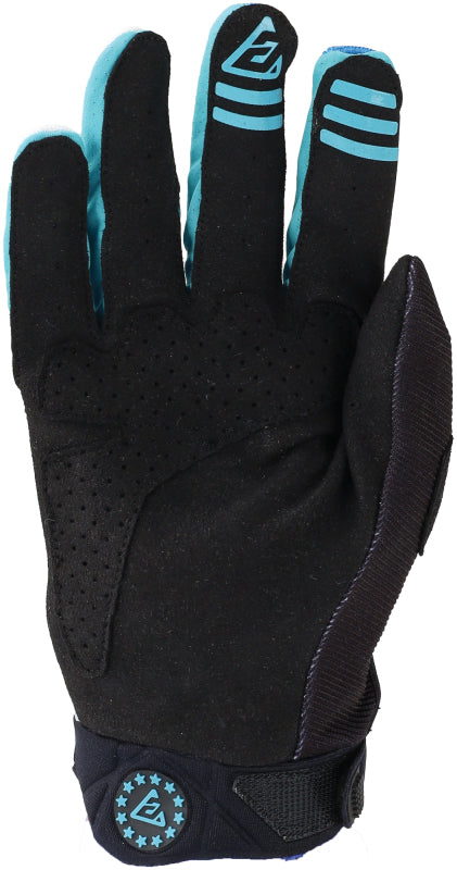 Answer 24 Peak Flo Gloves Black/Blue/White - Large 442791