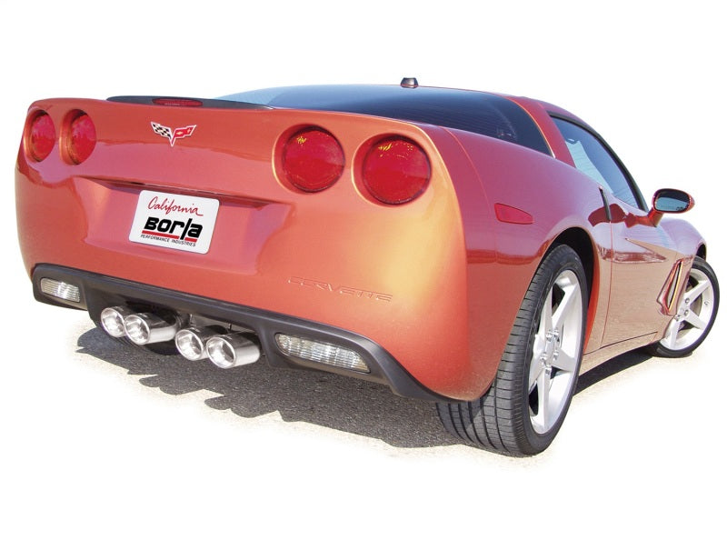Borla 05-08 Chevrolet Corvette Coupe/Conv 6.0L/6.2L 8cyl 4spd/6spd RWD inS-Type IIin Catback Exhaust 140452
