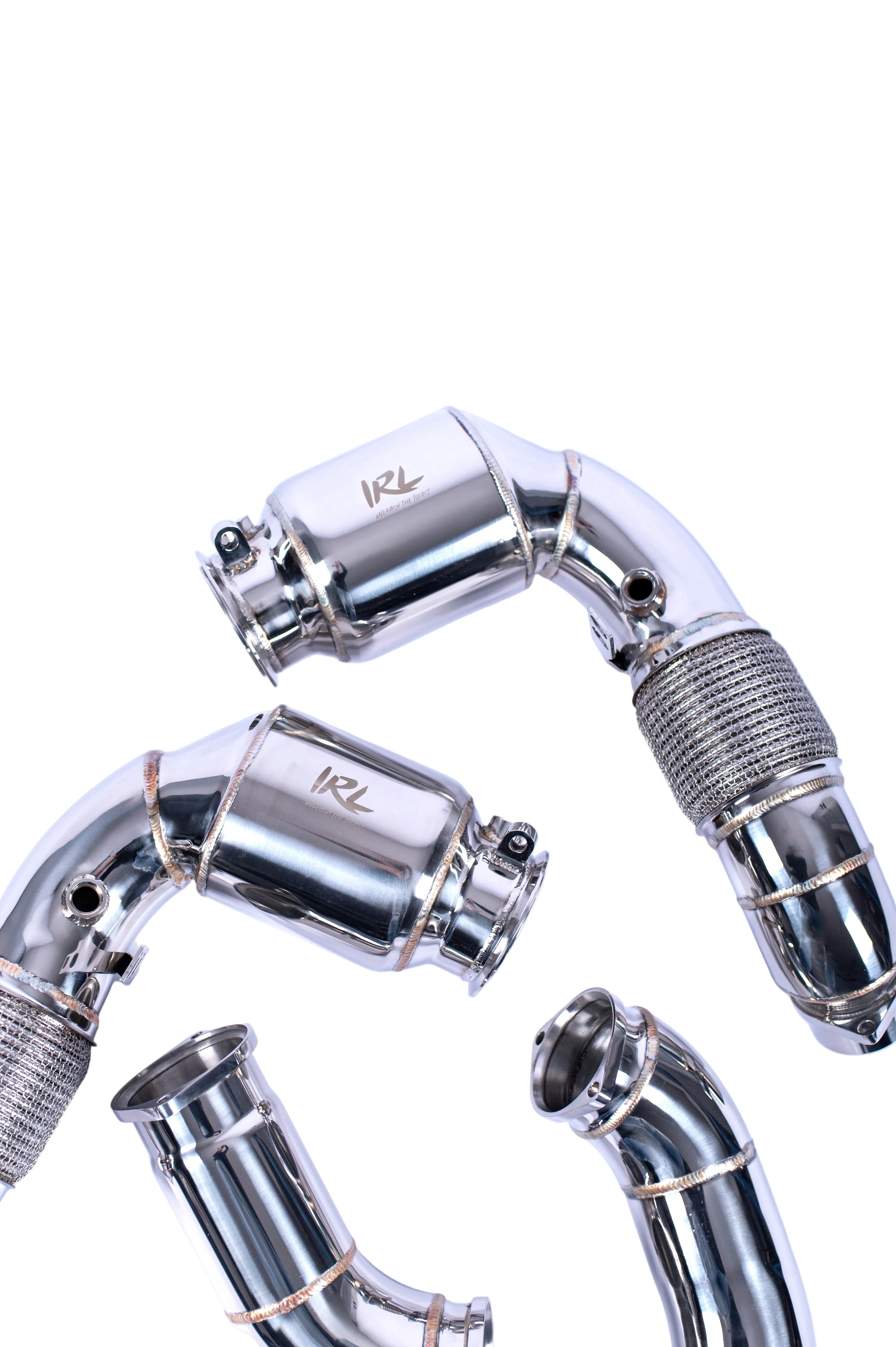 IRL G90 G99 M5 400 CEL Downpipes