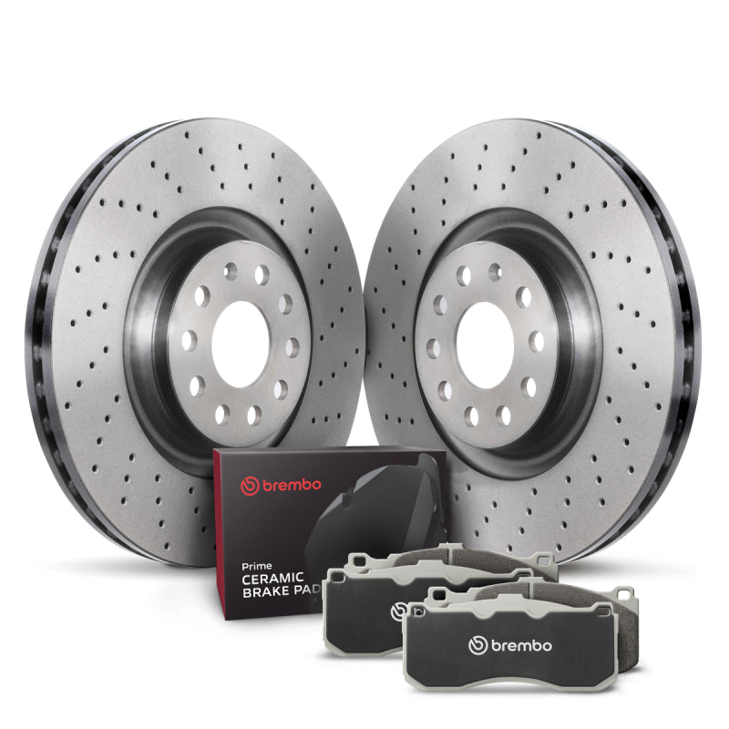 Brembo OE 97-99 Audi A4/A4 Quattro Front Disc Brake Kit KTX0125
