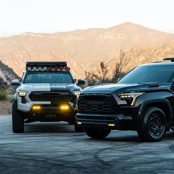 AlphaRex 24-25 Toyota Tacoma / 22-25 Tundra/Sequoia / 25 4Runner DoubleTap Dual Color LED Projector Fog Lights