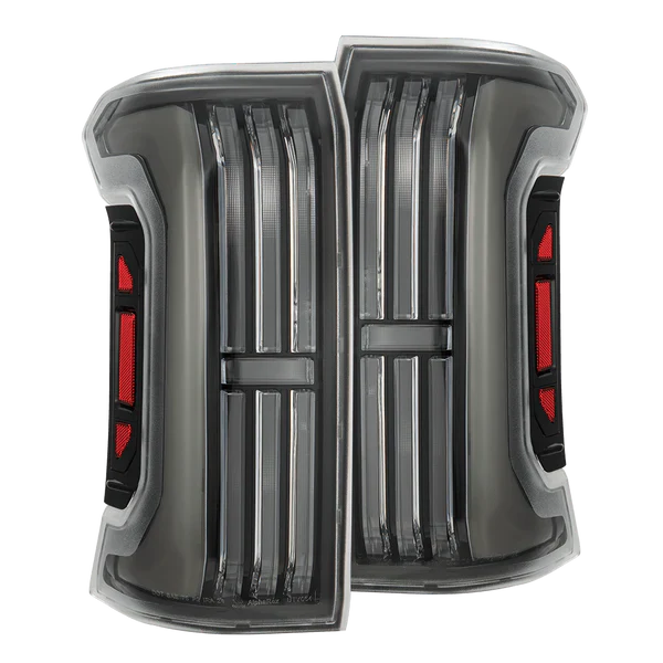 AlphaRex 24+ Toyota Tacoma NOVA-Series Prismatic LED Tail Lights Black