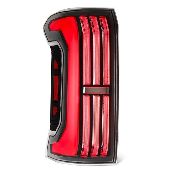 AlphaRex 24+ Toyota Tacoma NOVA-Series Prismatic LED Tail Lights Black-Red