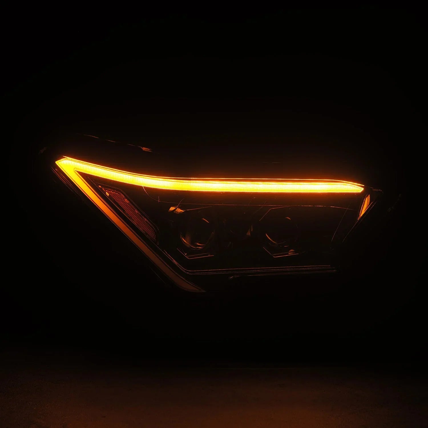 AlphaRex 24-25 Toyota Tacoma / 25-up 4Runner LUXX-Series LED Projector Headlights Alpha-Black