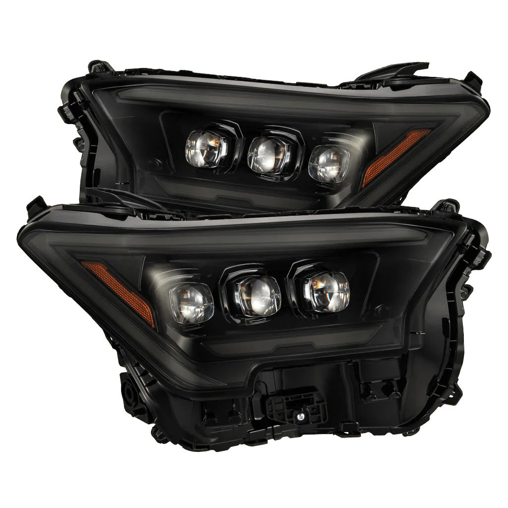 AlphaRex 2024+ Toyota Tacoma / 25+ 4Runner NOVA-Series LED Projector Headlights Alpha-Black