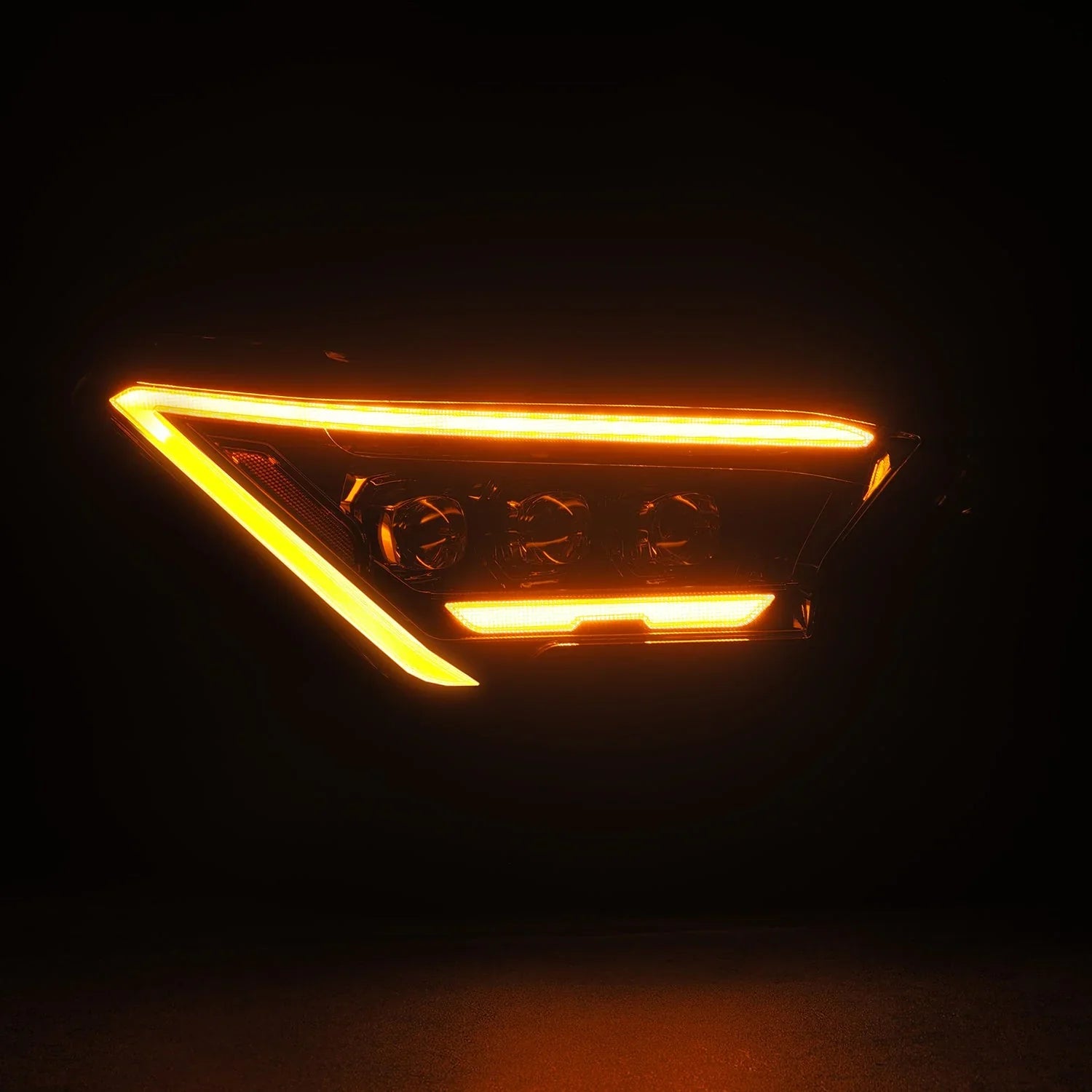 AlphaRex 24-25 Toyota Tacoma / 25-up 4Runner NOVA-Series LED Projector Headlights Black