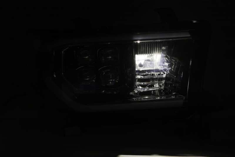 AlphaRex 07-13 Toyota Tundra/08-17 Toyota Sequoia NOVA-Series LED Projector Headlights Black (With Level Adjuster)