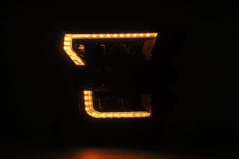 AlphaRex 15-17 Ford F150 / 17-20 F150 Raptor NOVA-Series LED Projector Headlights Alpha-Black