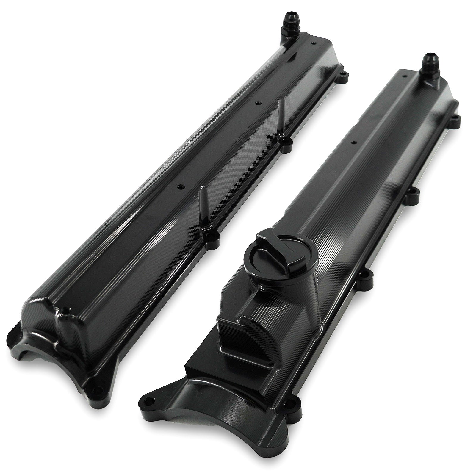 Toyota Supra 2JZ GTE VVTI Billet Valve Covers Anodized Oil Cap Bolts 2J AN AN10