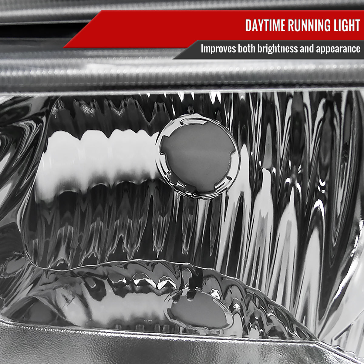 Spec-D 02-06 Silverado/Avalanche Headlights w/ Bumper Lights Chrome.