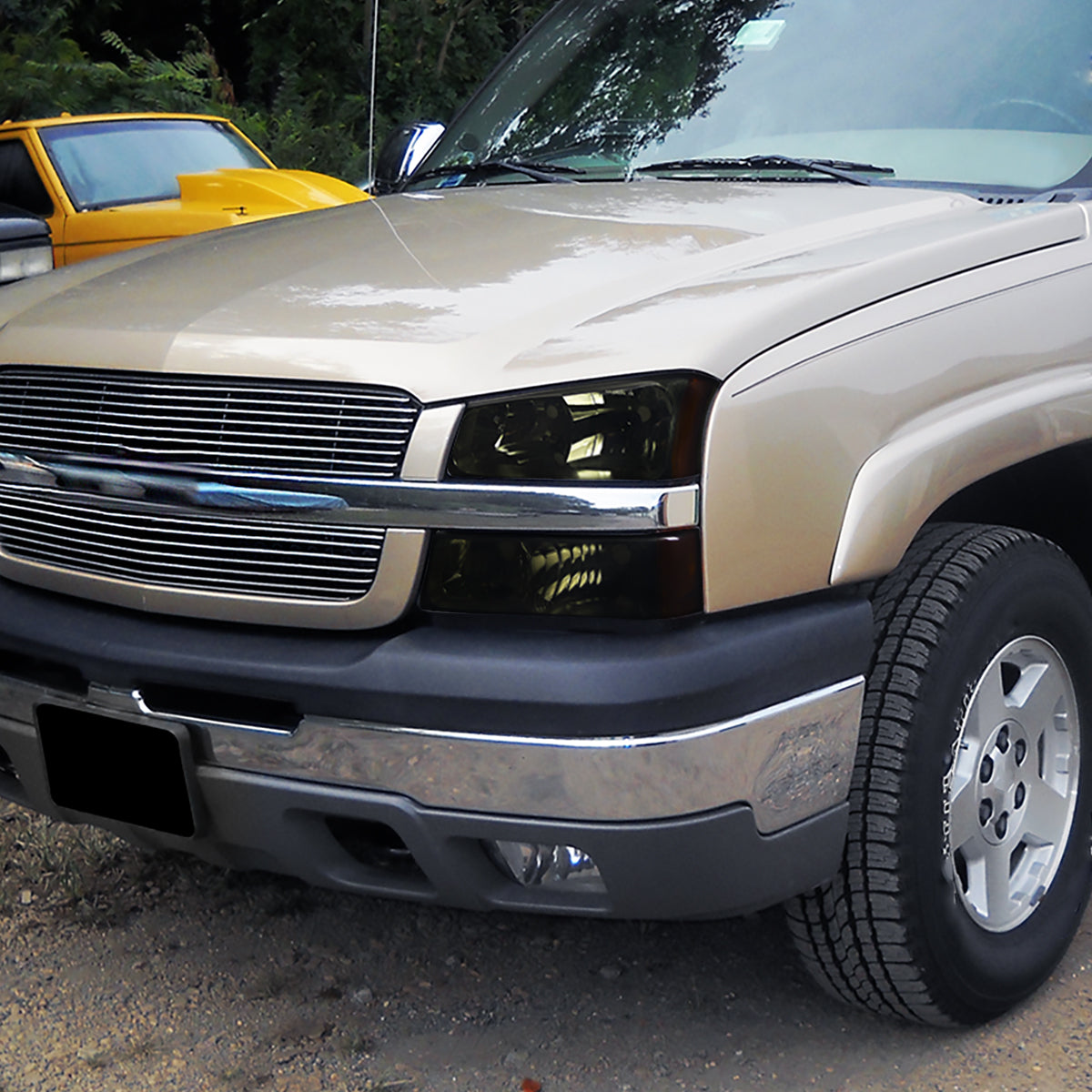 Spec-D 02-06 Avalanche/03-07 Silverado OEM Style Bumper Lights Smoked