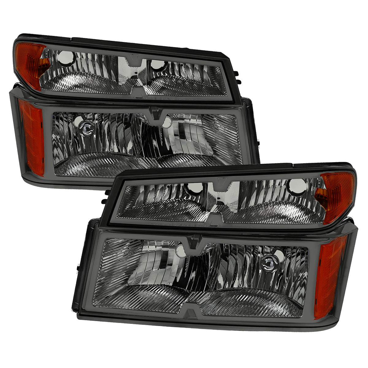 Spec-D 04-12 Chevy Colorado GMC Canyon Tail Lights Black Red