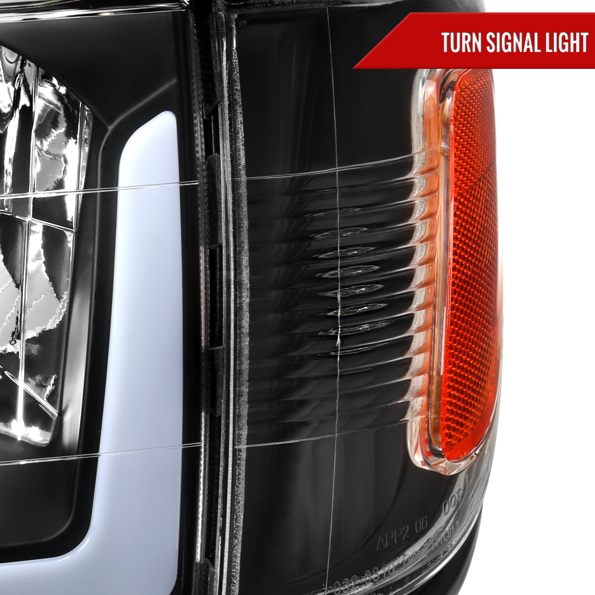 Spec-D 01-04 Tacoma Bar OE Style Corner Lamps and Headlights Black
