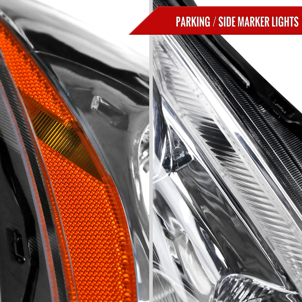 Spec-D 10-12 Nissan Altima Passenger Headlight OEM Chrome Replacement