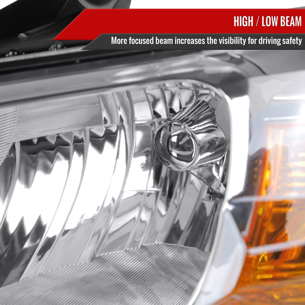 Spec-D 08-10 Dodge Grand Caravan Headlights OEM Style Chrome/Clear