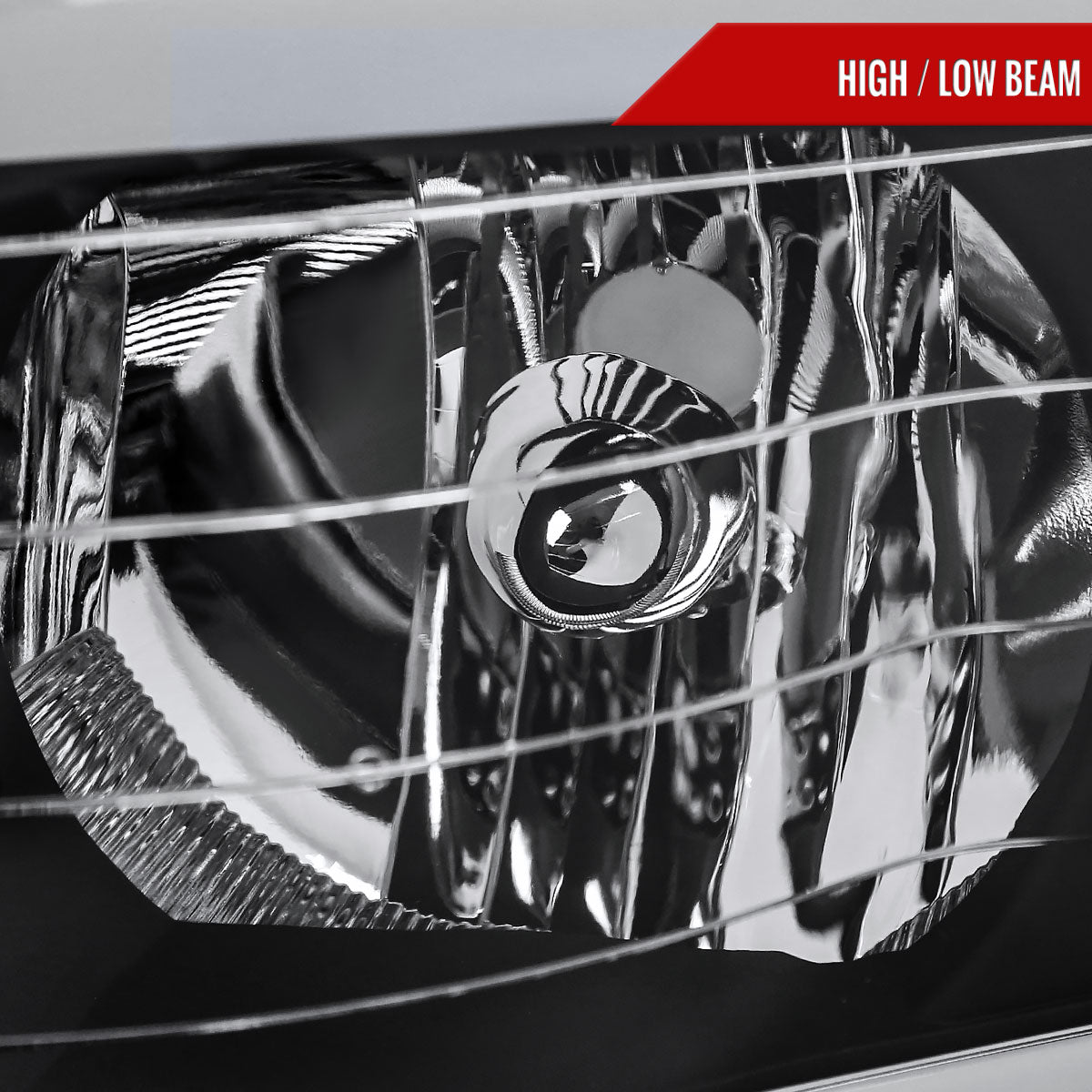Spec-D 03-05 Ram 1500 2500 3500 Headlights OEM Style Tube Matte
