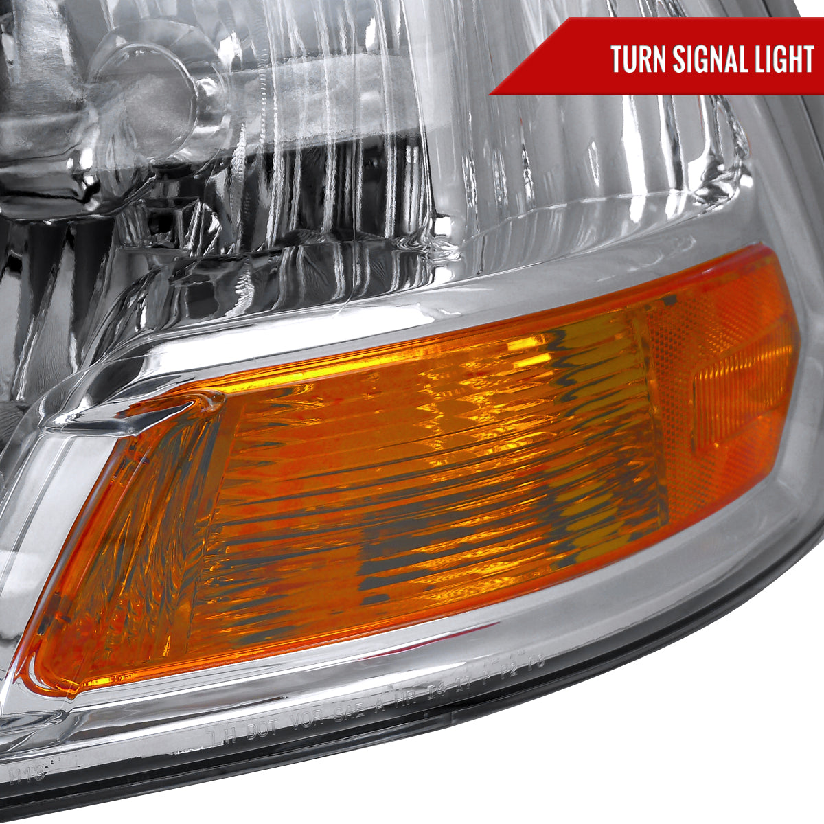 Spec-D 10-18 Dodge Ram/ 19-21 Ram Classic Dual Style Headlights Chrome