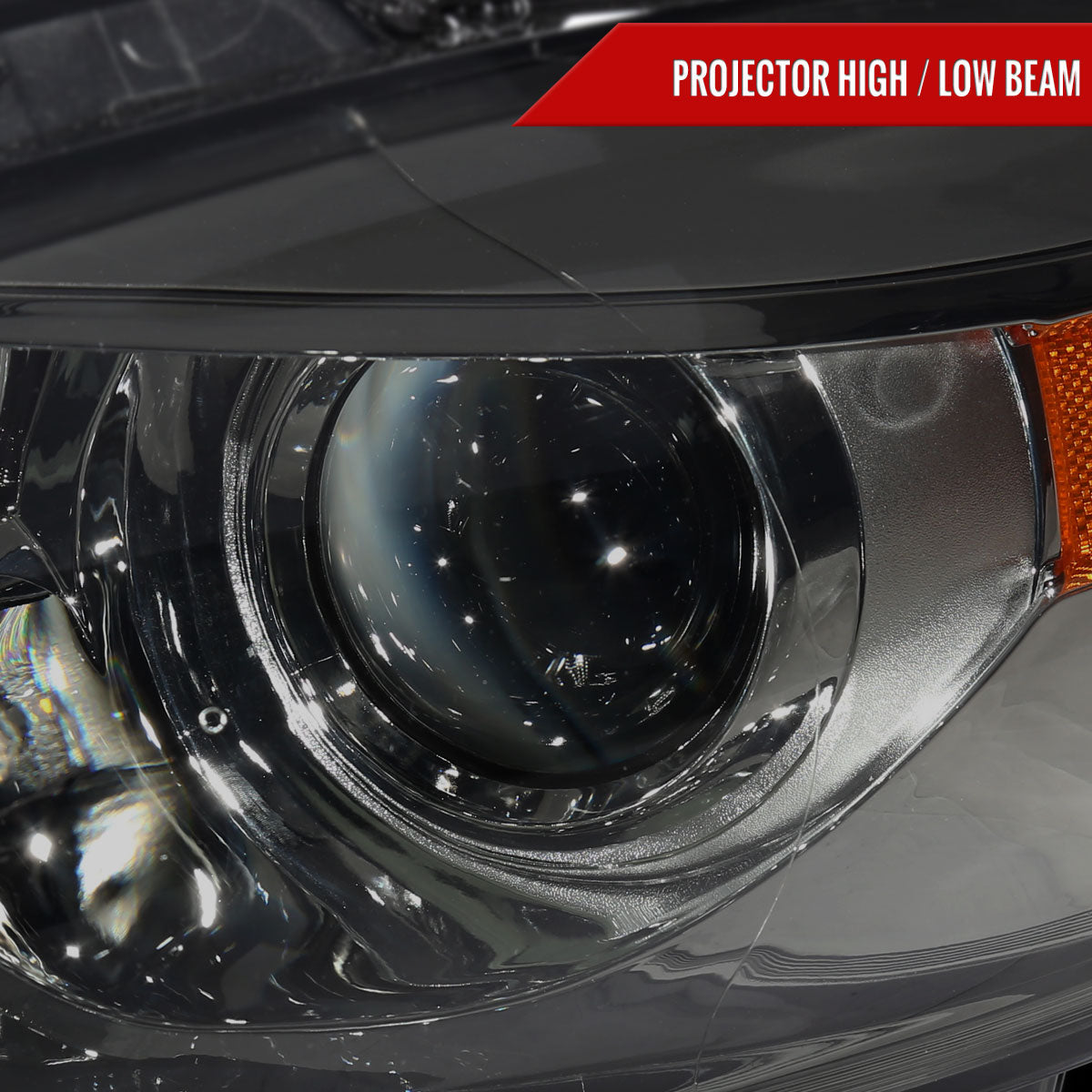 Spec-D 13-16 Dodge Dart Headlights OEM Style High/Low Beam Smoked