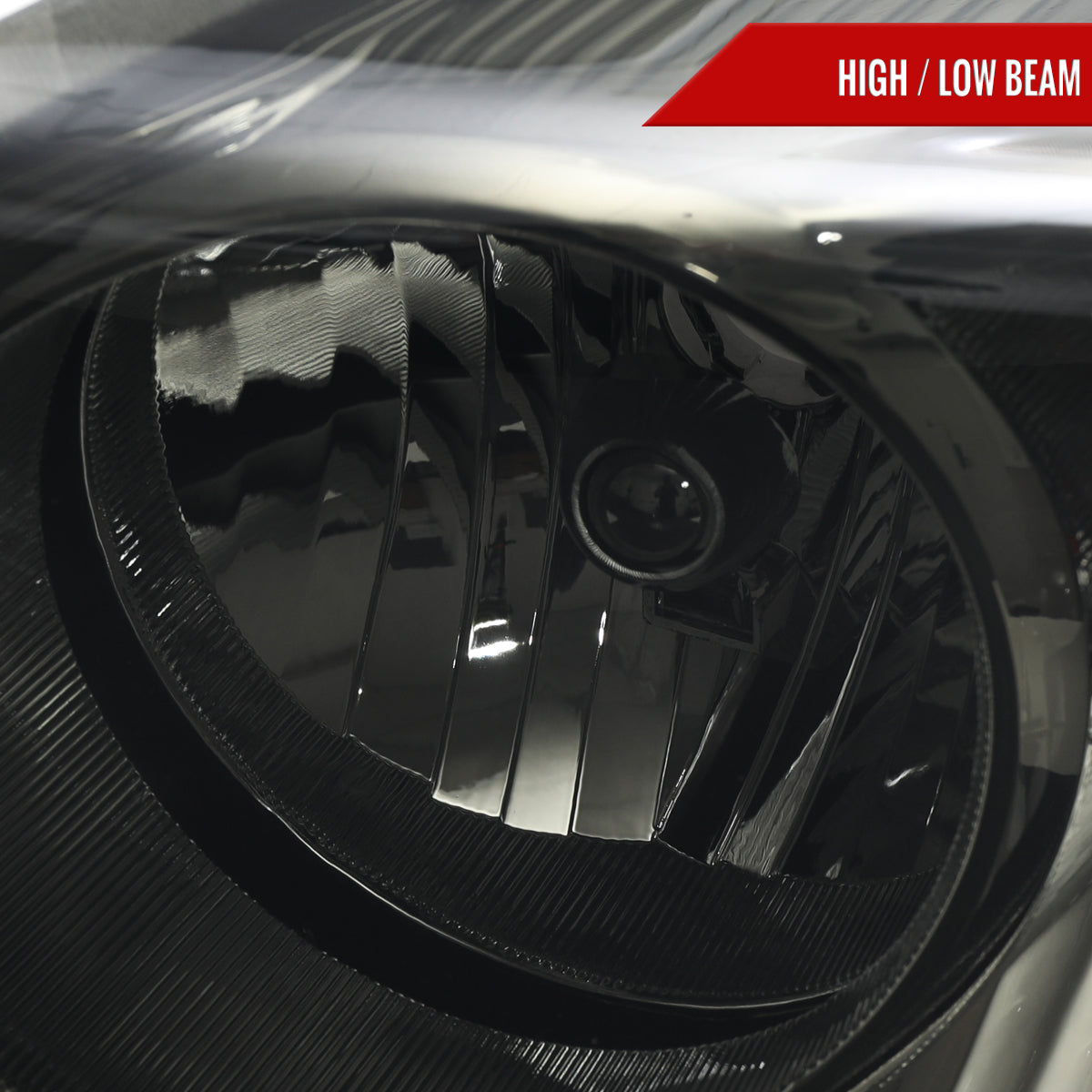 Spec-D 04-06 Dodge Durango OE Style Chrome w/ Smoked Lens Headlights