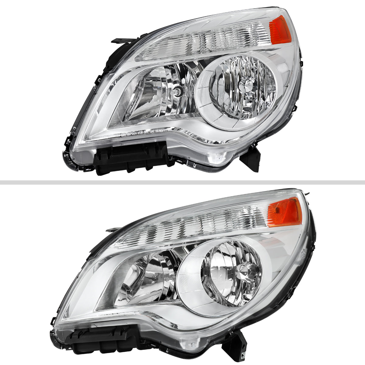 Spec-D 10-15 Equinox Driver Headlight OEM Chrome Replacement