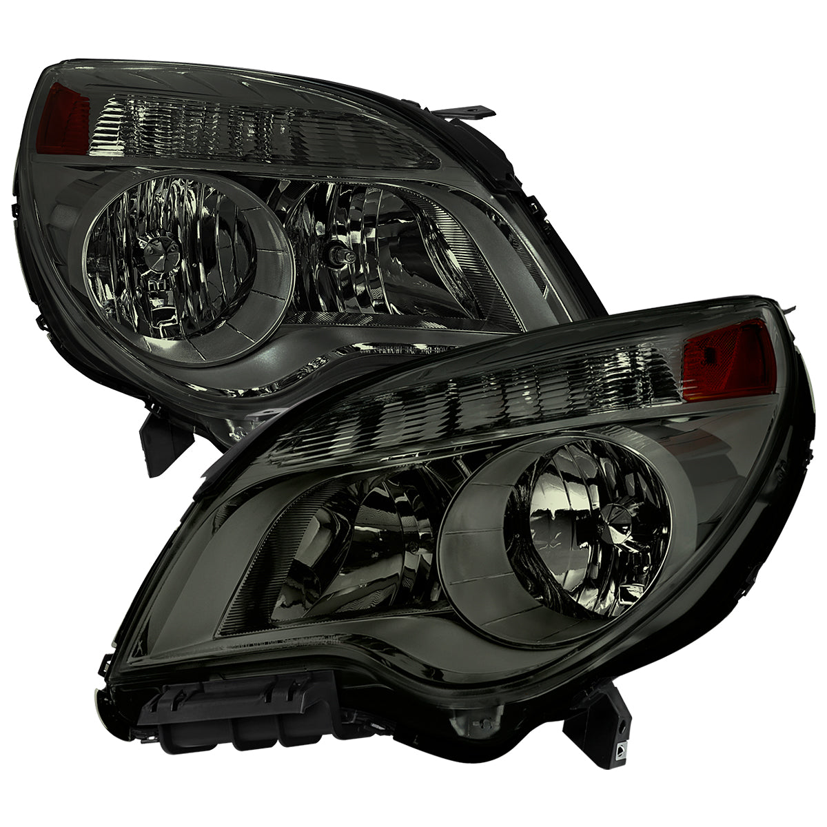 Spec-D 10-15 Chevy Equinox Headlights OEM Style Chrome/Smoked Lens