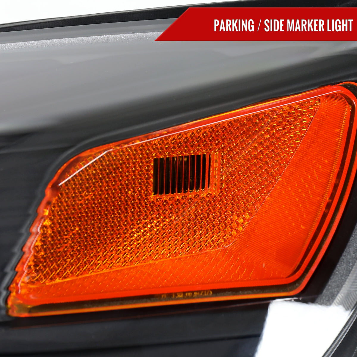 Spec-D 10-15 Chevy Equinox Headlights OEM Style Matte Black