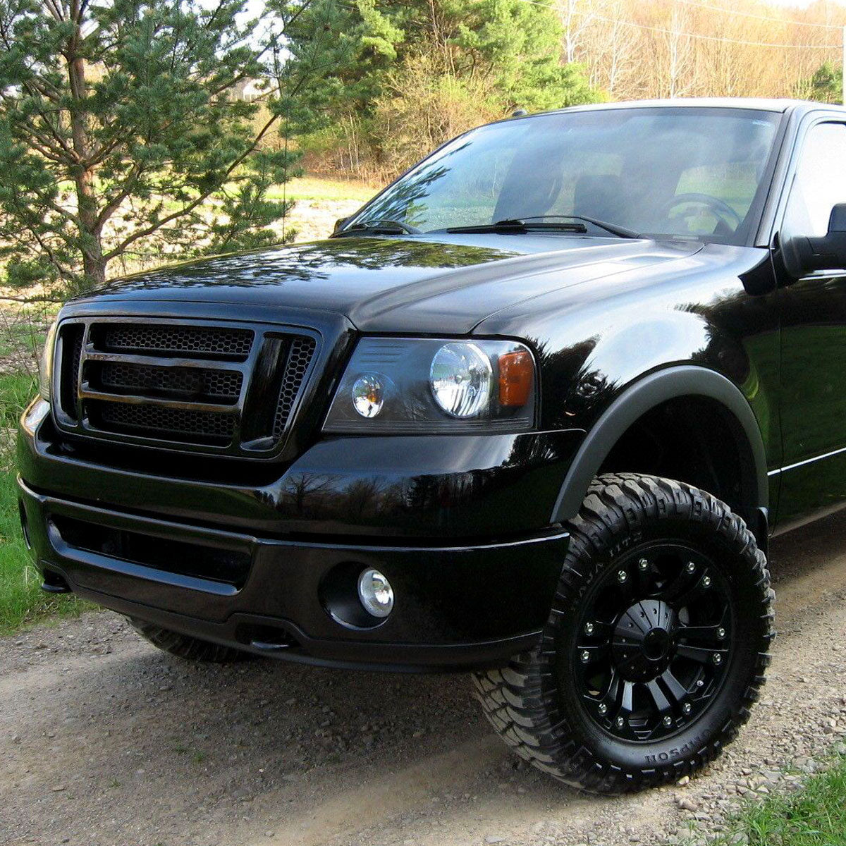 Spec-D 04-08 Ford F-150/ 06-08 Lincoln Mark LT OE Style Headlights Blk