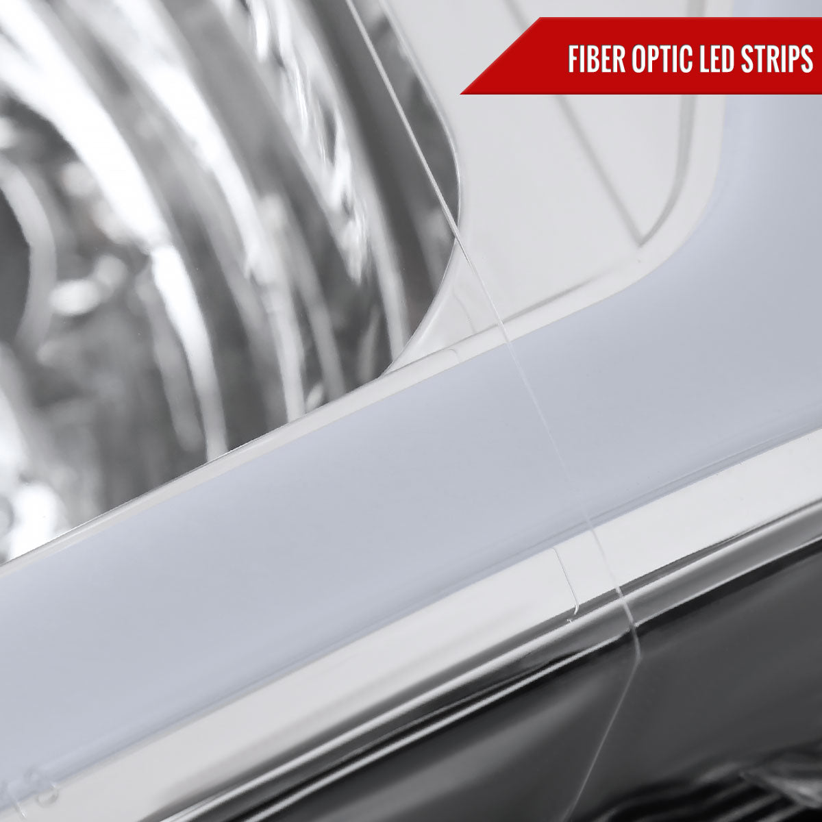Spec-D 09-14 Ford F-150 LED Tube Headlights OEM Style Chrome