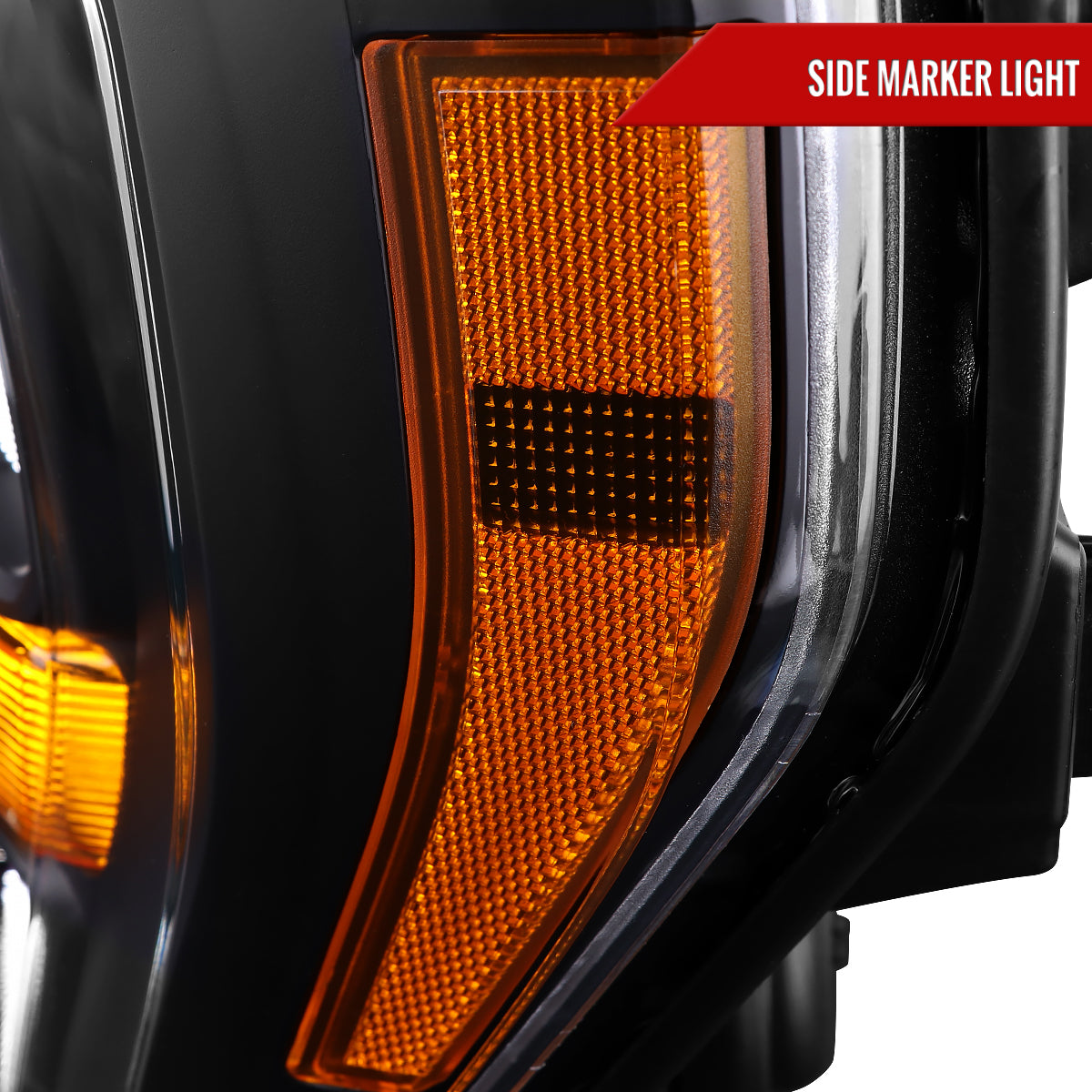 Spec-D 21-23 Ford F-150 Driver Headlight OEM Black Replacement