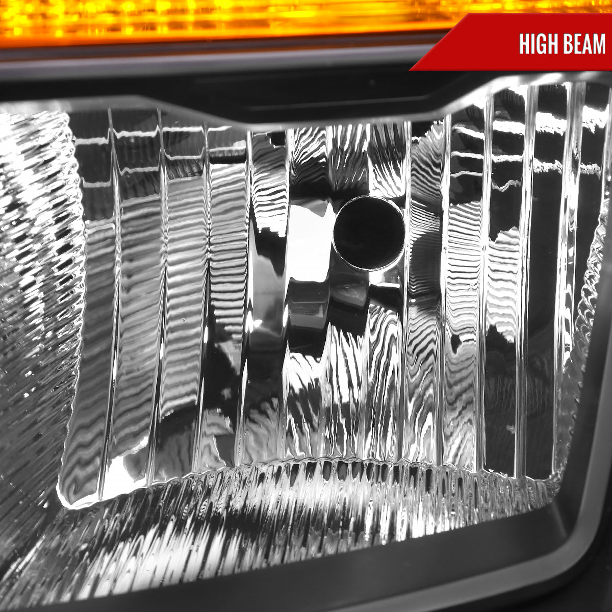Spec-D 21-23 Ford F-150 Headlights OEM Style Halogen Black/Clear