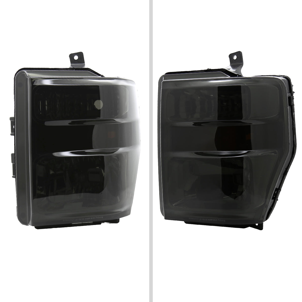 Spec-D 08-10 F-250/F-350/F-450 Super Duty OE Style /Smoked Headlights