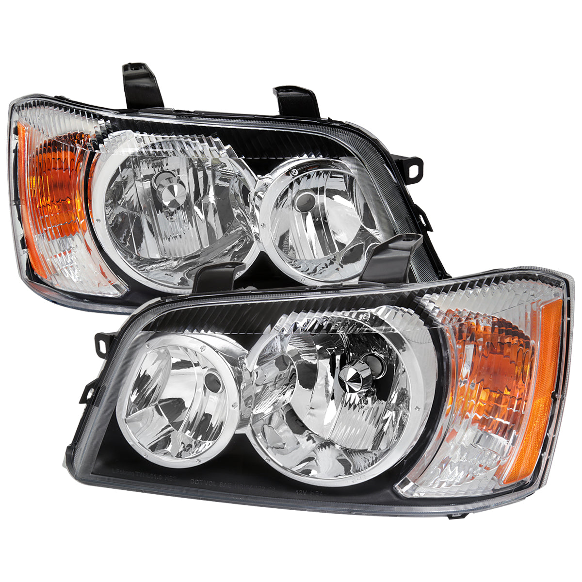 Spec-D 01-03 Highlander Headlights OEM Style Chrome