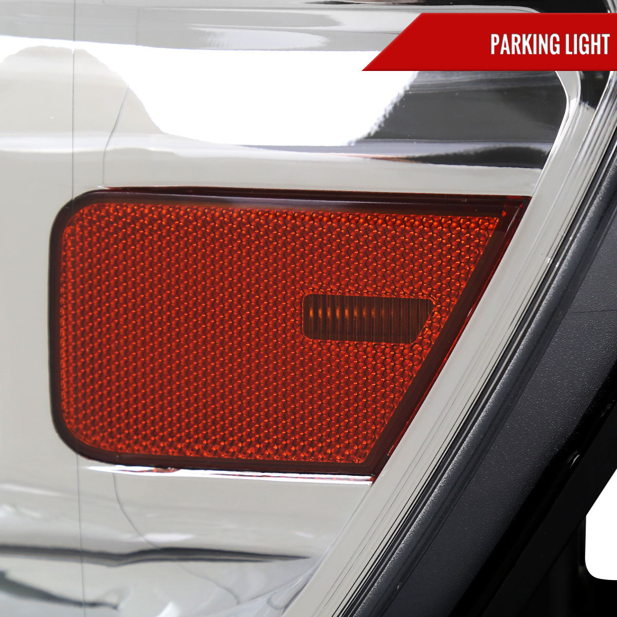 Spec-D 19-24 Ram 1500 Driver Headlight Chrome Replacement