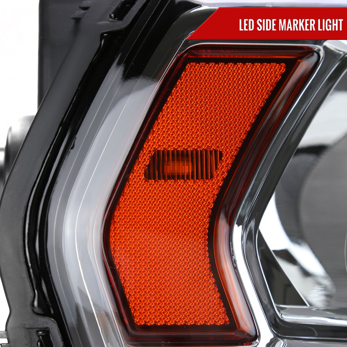 Spec-D 19-24 Ram 2500/3500 Passenger Headlight Chrome Replacement