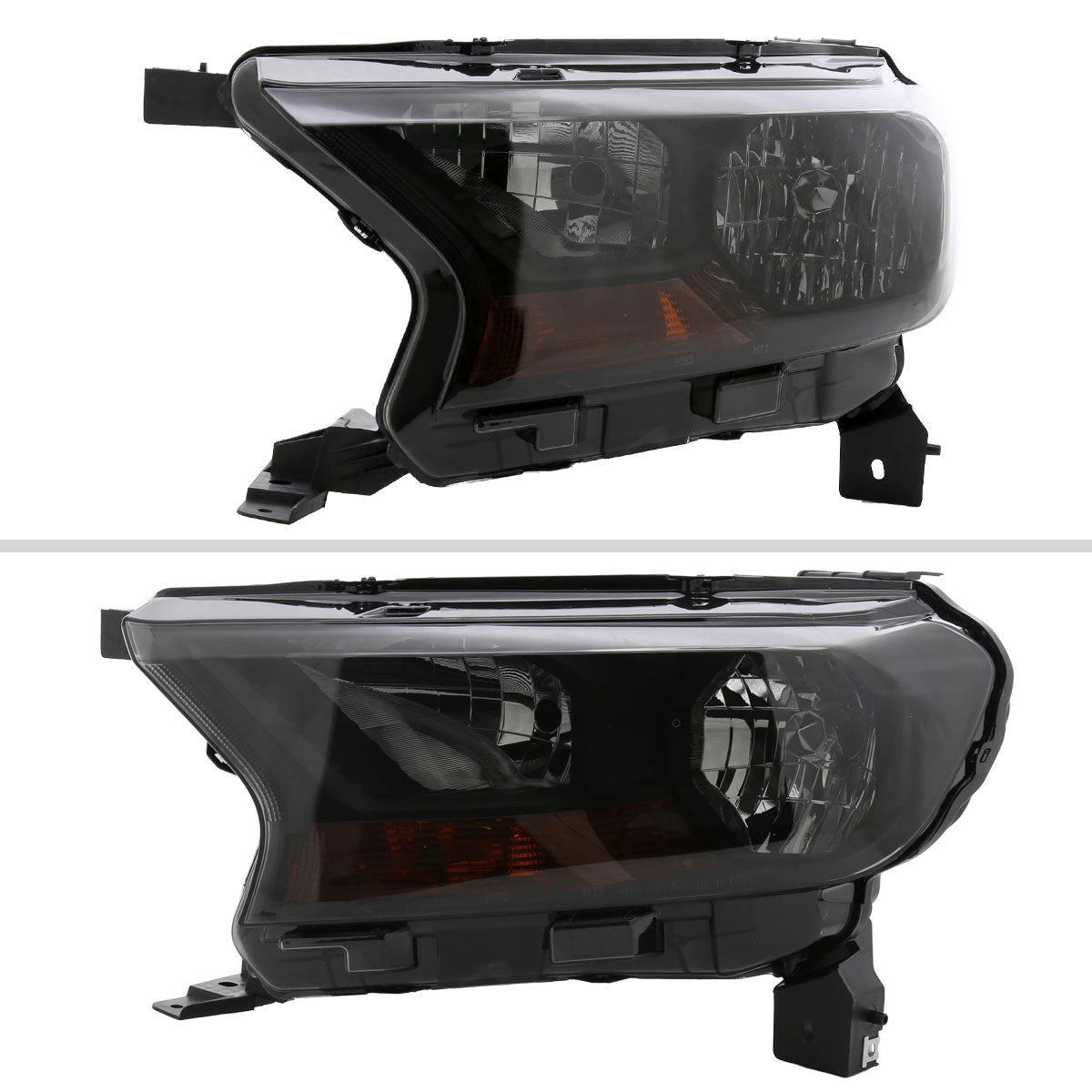Spec-D 19-22 Ranger XL/XLT OE Style Halogen Black /Smoked Headlights
