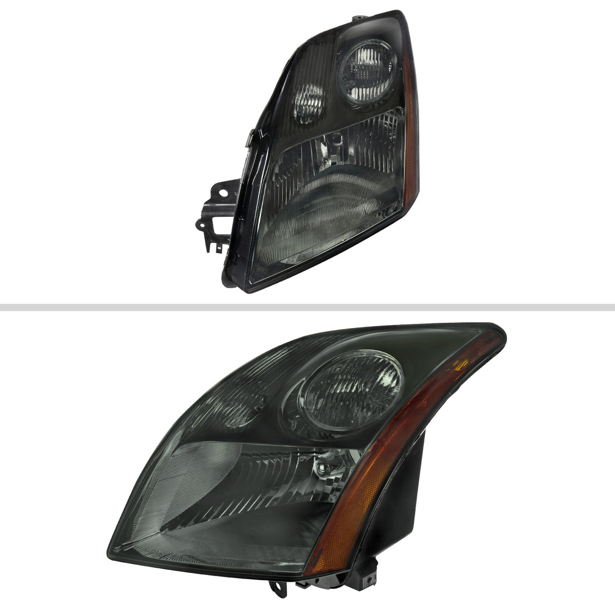 Spec-D 07-09 Sentra Headlights OEM Style Chrome/Smoked
