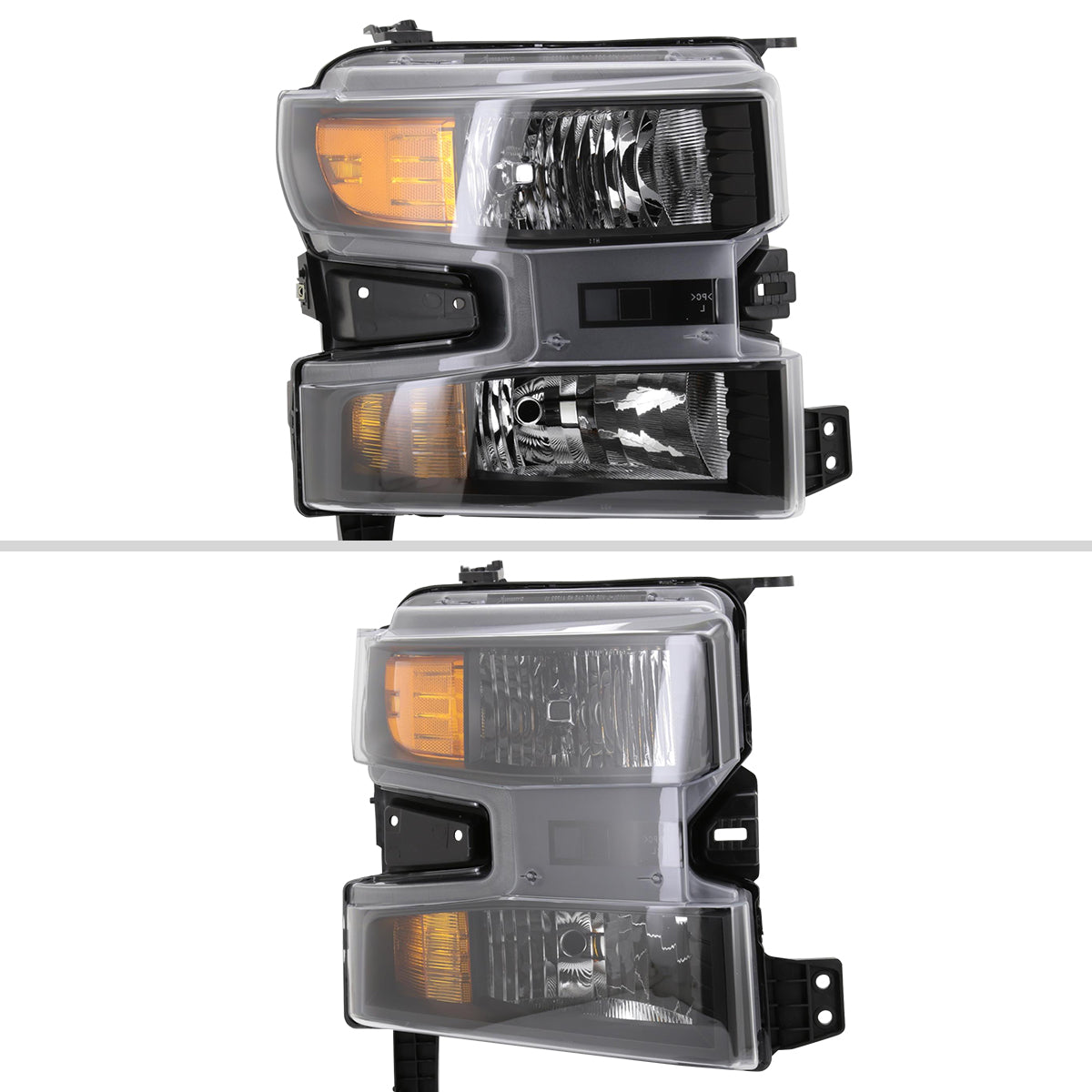 Spec-D 19-21 Silverado 1500 Passenger Projector Black Replacement