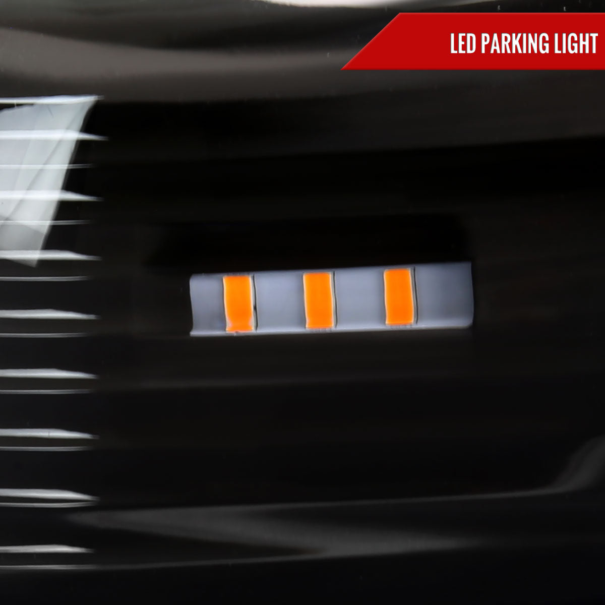 Spec-D 12-15 Tacoma Bar OE Style with Amber Reflector Headlights Black
