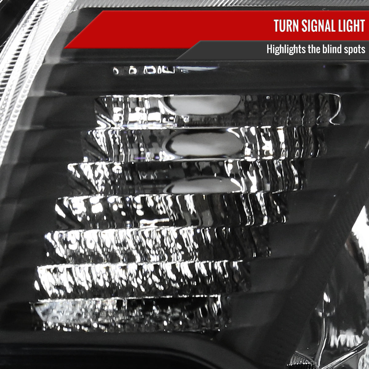 Spec-D 12-15 Tacoma Headlights OEM Style Amber Reflectors Black
