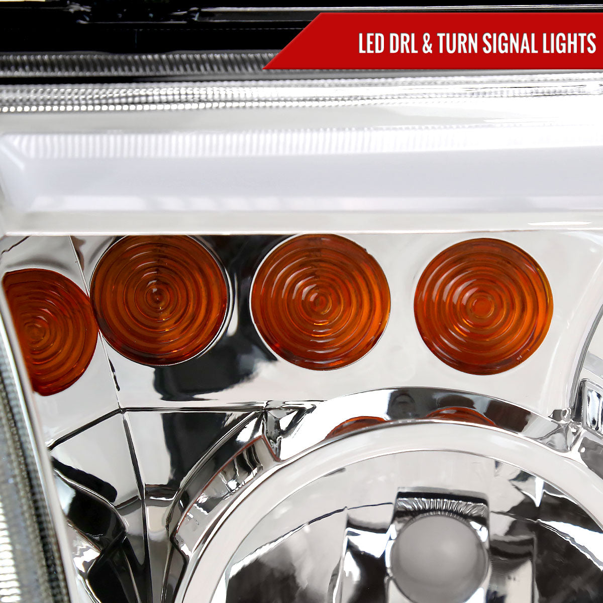 Spec-D 07-13 Tundra/08-17 Sequoia Headlights LED Tube OEM Style