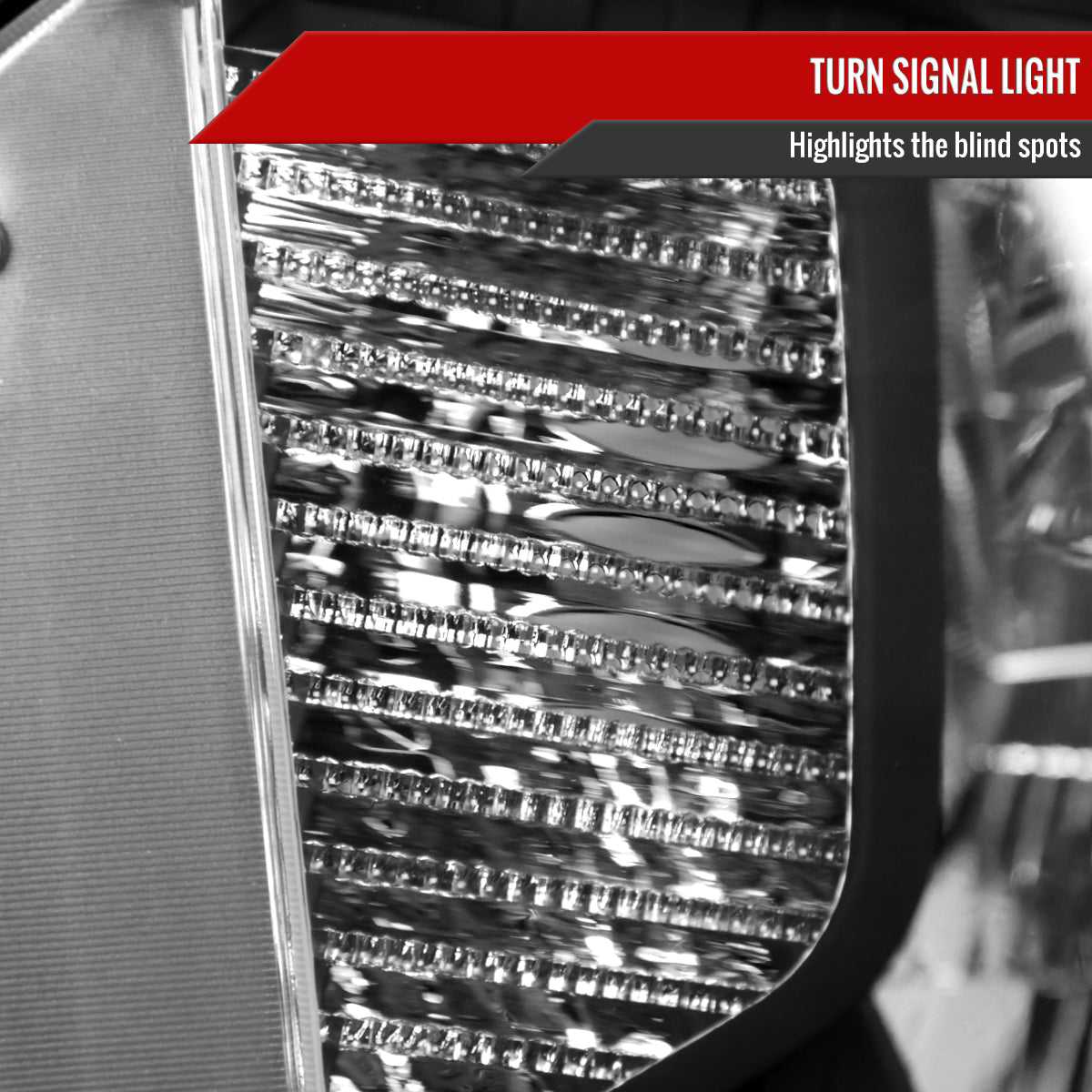 Spec-D 14-21 Tundra Headlights OEM Style Amber Reflectors Black