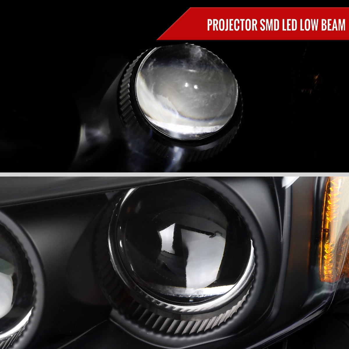Spec-D 14-16 Lexus IS250 IS350 Project Headlights Matte Black