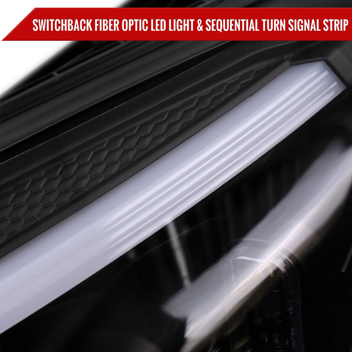 Spec-D 15-18 Mercedes C-Class W205 Sequential Headlights Black/Clear