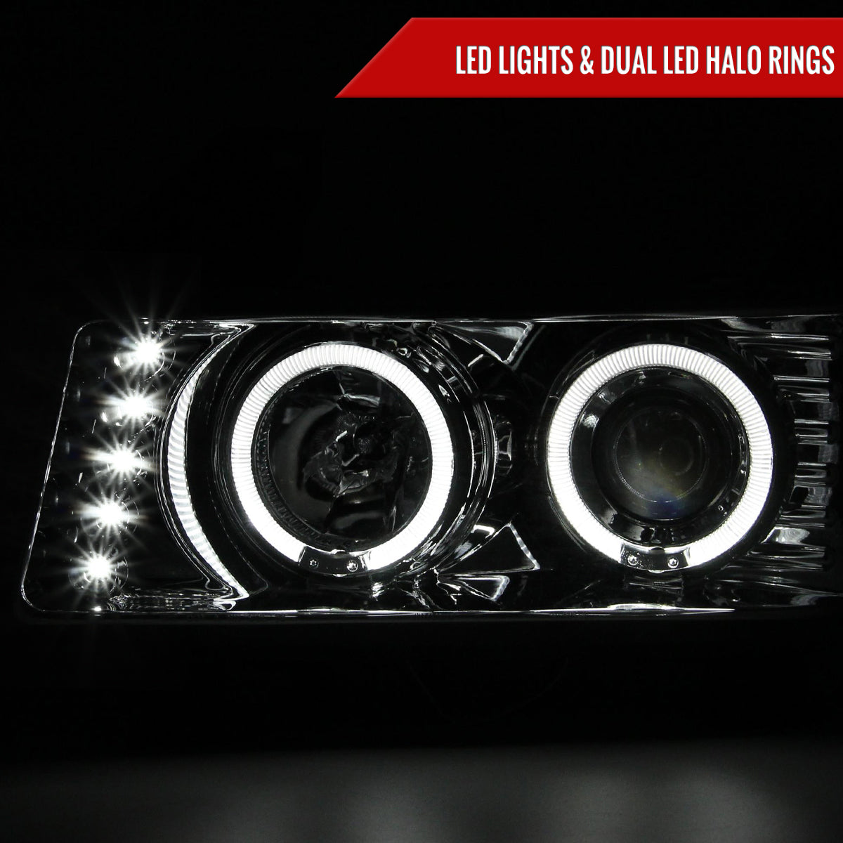 Spec-D 04-12 Chevy Colorado GMC Canyon Headlights Projector Chrome