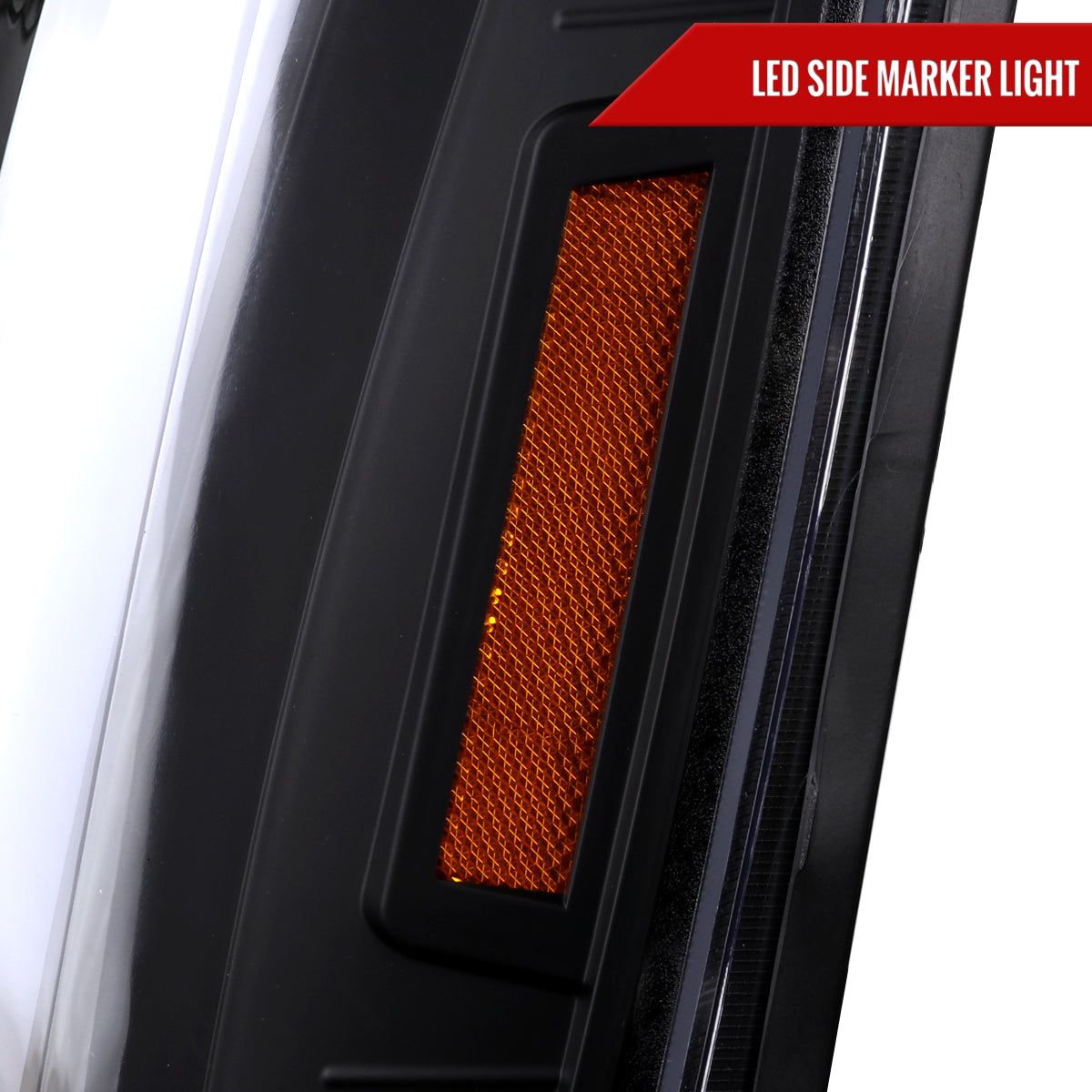 Spec-D 07-14 GMC Yukon Denali Headlights G2 Sequential Black/Clear
